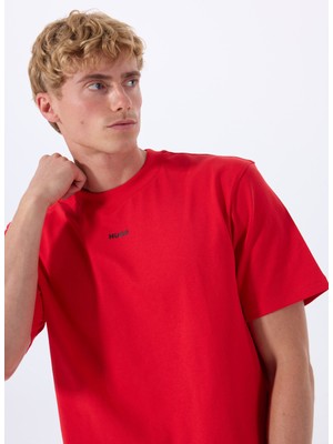 Hugo Bisiklet Yaka Düz Açık Pembe Erkek T-Shirt 50488330_DAPOLINO 10248326 01