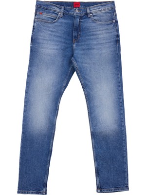 Hugo Normal Bel Slim Fit Mavi Erkek Denim Pantolon 50537698_HUGO 708 10271026 01