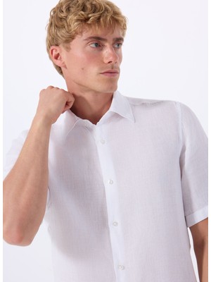 Boss Regular Fit Gömlek Yaka Beyaz Erkek Gömlek Rash