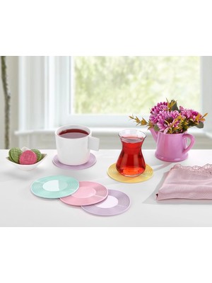 Silikon Bardak Altlığı - 3 Adet