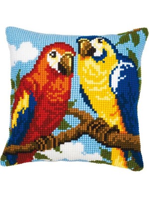 Vervaco Işlenecek Goblen Yastık Etamin Kuşlar Kiti PN-0008570