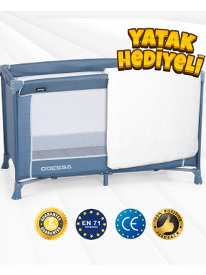 Prego Odessa Otel Apart Tipi Park Yatak Beşik Oyun Parkı + Yatak