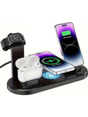 Çok Işlevli Şarj Istasyonu Siyah Renk