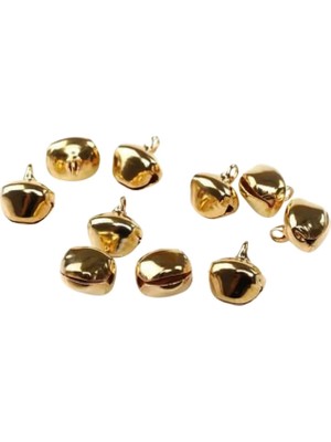 Amigurimi Mini Çan Altın Renk Çan 5'li