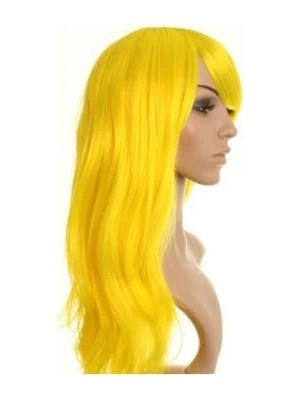 Uzun Peruk Saç -  Açık Sarı