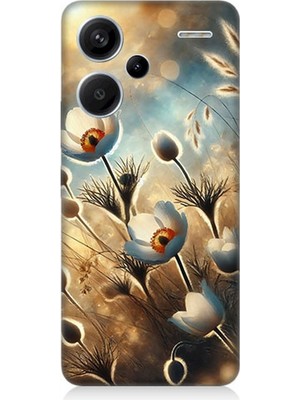 Xiaomi Redmi Note 13 Pro Plus Uyumlu Pamuk Dalları Bahar Ruhu  Desenli Silikon Kılıf