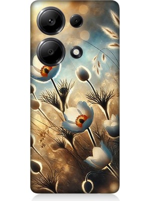 Xiaomi Redmi Note 13 Pro 4g Uyumlu Pamuk Dalları Bahar Ruhu  Desenli Silikon Kılıf