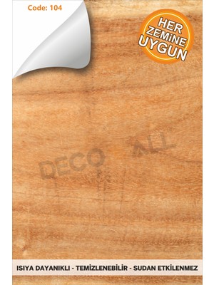 Code 104 Suya Dayanıklı Mutfak Banyo Zemin Mermer Mobilya Fayans Folyo Kaplama (Laminasyonlu)