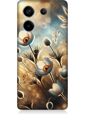 Xiaomi Redmi Note 13 Pro 5g Uyumlu Pamuk Dalları Bahar Ruhu  Desenli Silikon Kılıf