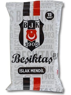 Beşiktaş Islak Cep Mendili 15 Yaprak (609024) 1 Adet