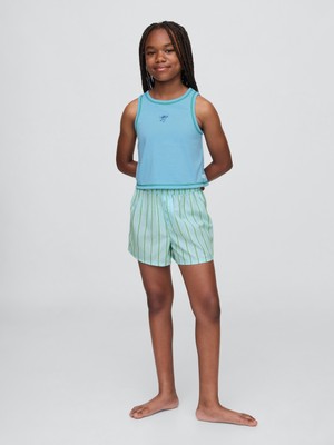 Gap Kız Çocuk Açık Mavi Lilo & Stitch Çocuk Geri Dönüştürülmüş Pijama Takımı