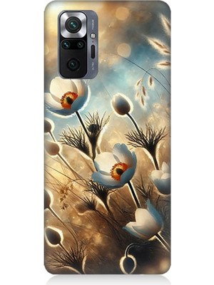 Xiaomi Redmi Note 10 Pro Uyumlu Pamuk Dalları Bahar Ruhu  Desenli Silikon Kılıf