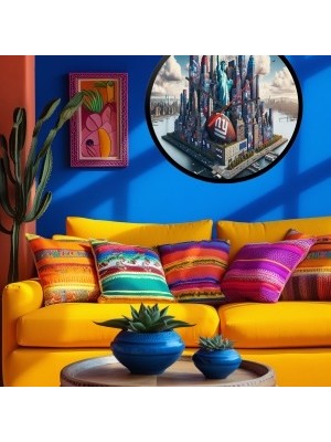 Modern Tasarım Kanvas Saat 835