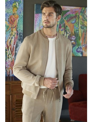  Erkek Bej Mevsimlik Worker Dynamic Fit Gömlek Ceket