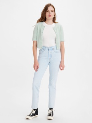 501® Kadın Mavi Jean Pantolon 12501-0381