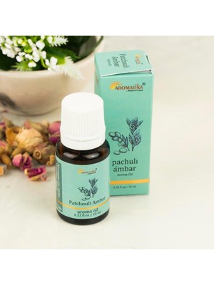 Aromatika Patchouli Amber Aromatik Yağ Difüzör ve Buhurdanlık Kokusu 10 ml
