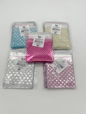 Metalize Desenli 7*9 cm 100 Adet Jelatin Poşet