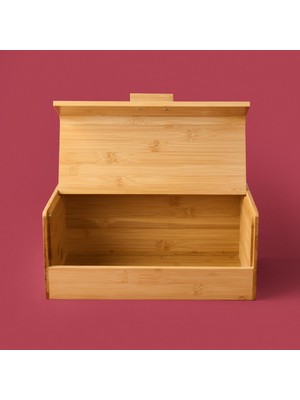 Perotti Agata Bambu Ekmek Dolabı - Açık Kahverengi