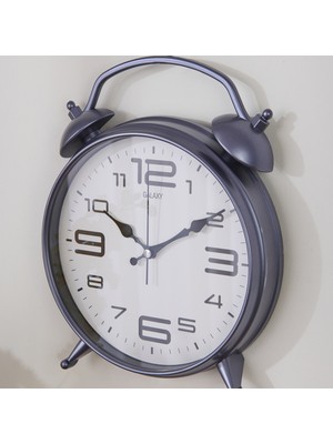 Galaxy Dekoratif Antik Peter Masa Saati - Füme - 25X31 cm