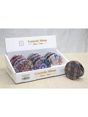 Akıllı Durak Taşlı El Aynası Yuvarlak Ince Model 1