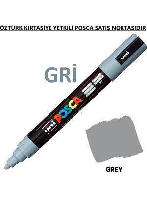 Posca Gri Marker Pc-3m (0.9-1.3mm) Poska PC3M Pc - 3m