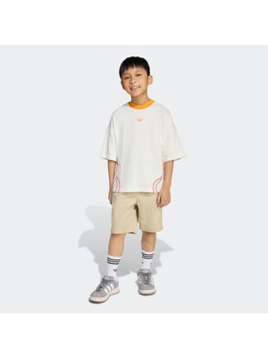 Adidas Originals JY2750 Twill Çocuk Şort ve Tişört Takımı