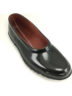 Unisex Siyah Plastik Astarlı Mest Lastik Ayakkabı