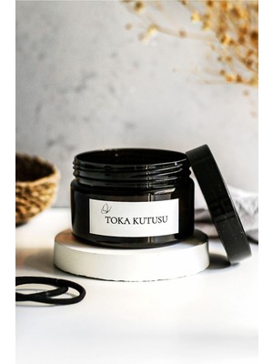 Kahverengi Amber Mika Plastik Toka Kutusu, Şık ve Kullanışlı Saklama Çözümü