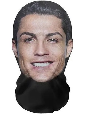 Ceymstech 3D Komik Elyaf File Maske Ünlü Serisi Parti Simülasyon Cristiano Ronaldo