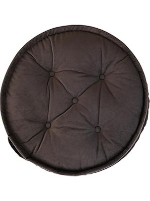 Homedius Asia Çok Amaçlı Yuvarlak Minder – 60X60X14 cm Antrasit 60X60