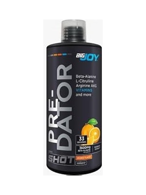 Bigjoy Sports Predator Shot, Portakal, 1000ML