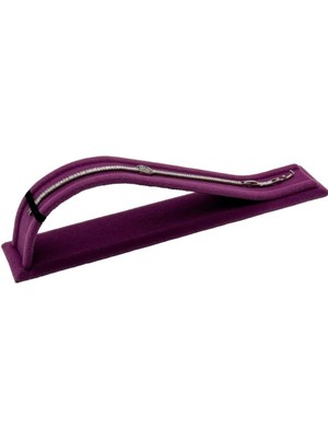 Mor Renkli Tekli Bileklik Sergileme ve Düzenleme Standı