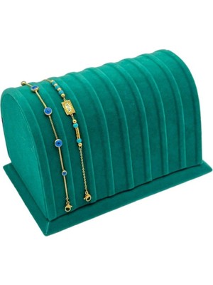 Yeşil Renkli Semer Bileklik Standı, Şık ve Kullanışlı Tasarım