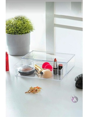 Yeşil Büyük Boy Makyaj ve Takı Çekmecesi, Düzenli Saklama Için Ideal