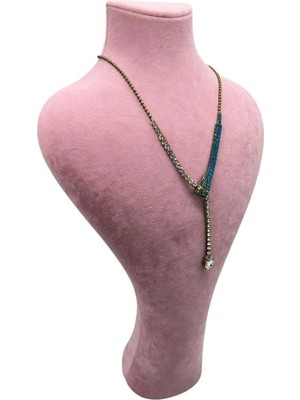 Yerli Üretim Süet Kumaş Takı Sergileme Mankeni, Pembe, 22 Cm, 42 cm