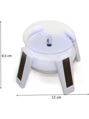 Açık Hava Şeması Için Şık ve Kullanışlı Solar Stand Işığı, Beyaz Renkli.