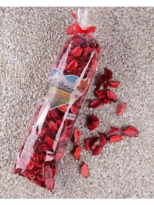 Koyu Kırmızı Kuru Gül Yaprağı 100GR Dekoratif ve Doğal Kullanım Için