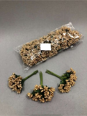 Altın Sarısı Pıtırcık Cipso Süsleme Tohumu 144'LÜ Paket