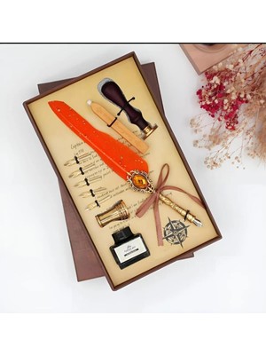 Mr Tüylü Divit Hokka Set Dolma Kalem Kaligrafi Kalemi Ofis,sevgili,öğretmenler Günü,yılbaşı Hediye