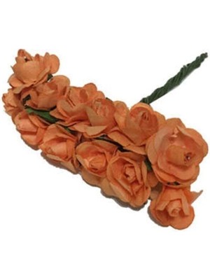 Renkli Gül Küçük Koyu Somon 1 Paket 144'LÜ, Zarif ve Şık Dekoratif Seçenek