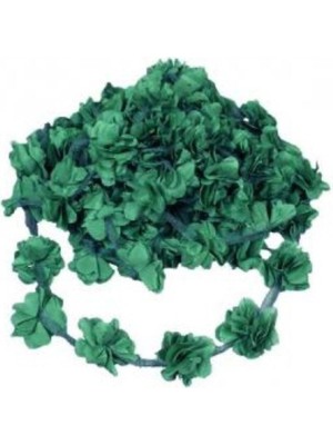 Zümrüt Yeşili Gül Lazer Kesim Yapay Çiçekler 120 Adet, Dekoratif ve Şık Tasarım