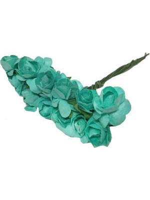 Küçük Yeşil Gül Paketi, Renkli ve Şık Dekoratif Çiçekler