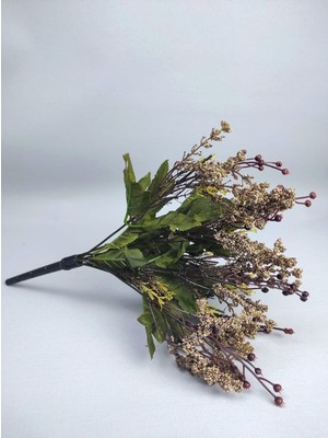 Koyu Kahverengi Yapay Çiçek, Dekoratif ve Şık Tasarım