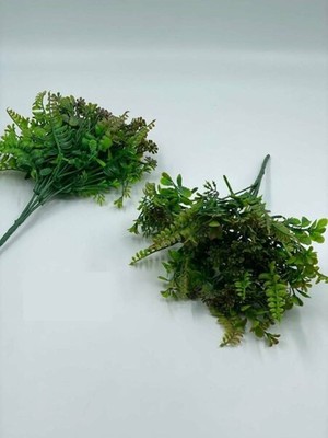 Canlı Görünümlü Yapay Çiçek ve Yeşillik Aranjman Seti, Süsleme Malzemesi