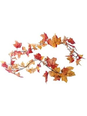 Yapay Sarmaşık Sonbahar, Maple, 180 Cm, Bej, Dekoratif ve Şık Hediye Seçeneği