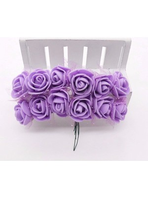 Renkli Lateks Çiçek Paketi, 144 Adet, Canlı ve Şık Dekorasyon Için Ideal