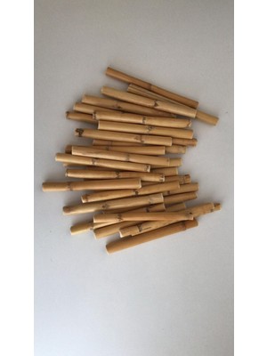 Çok Renkli Bambu 10 cm 12'li Paket, Şık ve Dayanıklı Dekoratif Malzeme