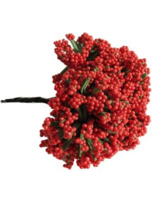 Kırmızı 144'LÜ Çiçek Dökülenliksiz Renkli Set