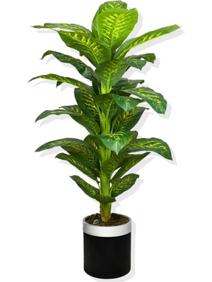 Yapay Difenbahya Ağacı, 160 Cm, Şık ve Doğal Görünümlü Dekorasyon Ürünü