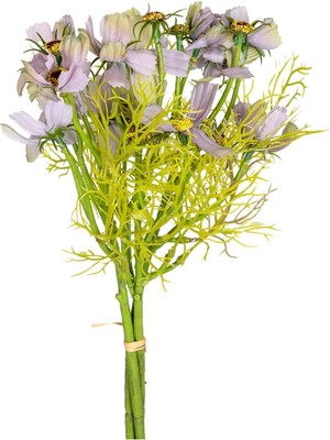 Mor Yapay Papatya Çiçek, 35 Cm, Şık ve Doğal Görünümlü Dekoratif Ürün